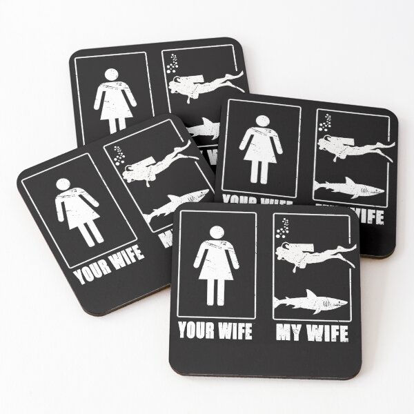 Item preview, Your Wife My Wife scuba diving - funny scuba diving gift idea for wife - my wife vs your wife  designed and sold by Live  Today.