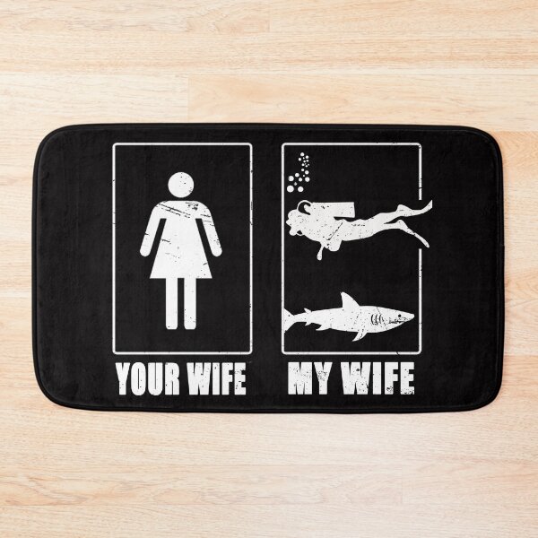 Item preview, Your Wife My Wife scuba diving - funny scuba diving gift idea for wife - my wife vs your wife  designed and sold by Live  Today.