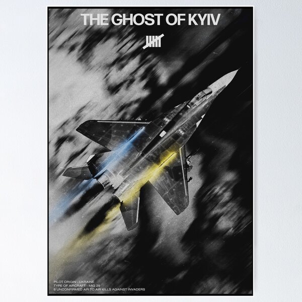 Item preview, Ghost of Kiev - Kyiv Poster designed and sold by NoyyaShop.