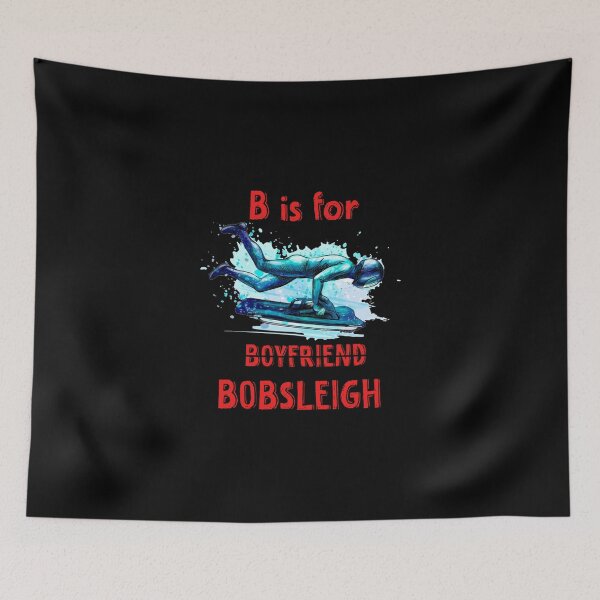 Item preview, Bobsleigh For Life Painted Art Design Sticker designed and sold by cohenashl6.