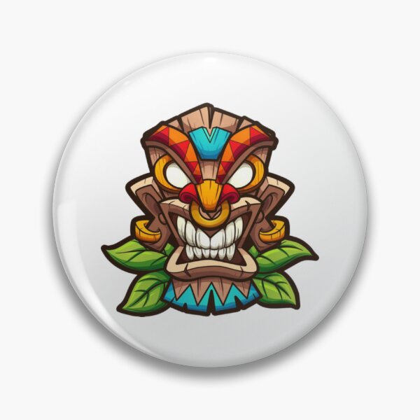 Item preview, Tiki mask design  designed and sold by G-FLORIAN.