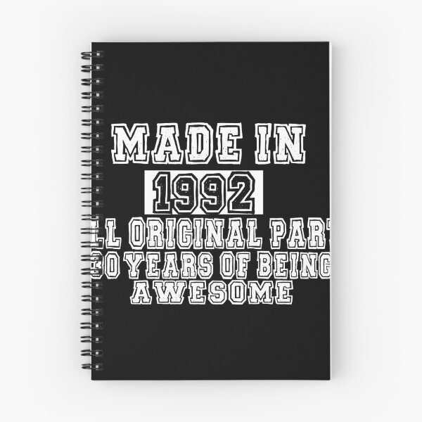 Item preview, MADE IN 1992 ALL ORIGINAL PARTS 30 YEARS OF BEING AWESOME designed and sold by ZOUBAH.