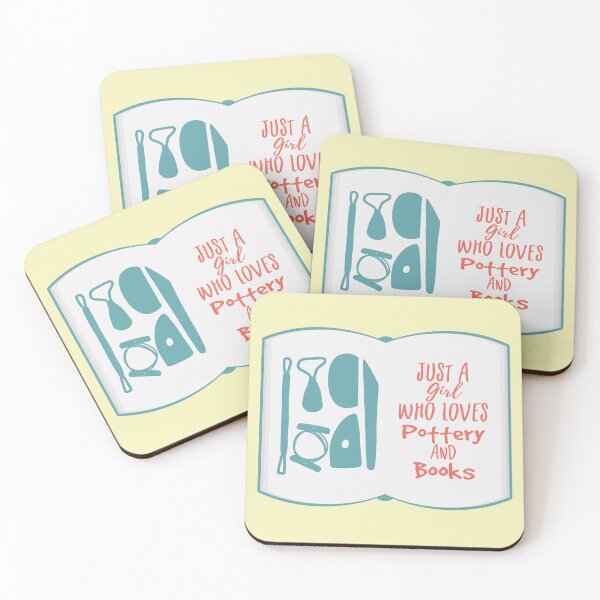 Item preview, Just a girl who loves pottery and books designed and sold by Teequeque.