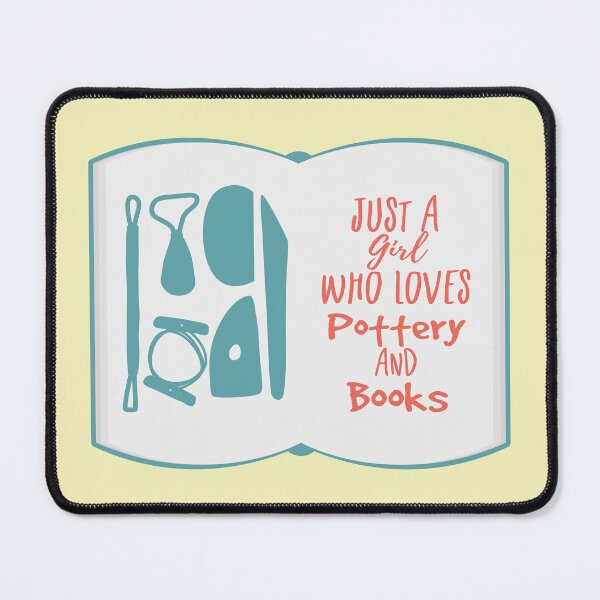 Item preview, Just a girl who loves pottery and books designed and sold by Teequeque.
