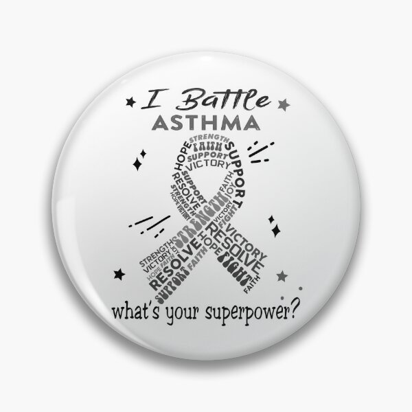 Item preview, Asthma Warrior, I Battle Asthma What's Your Superpower? designed and sold by Greggwillard.