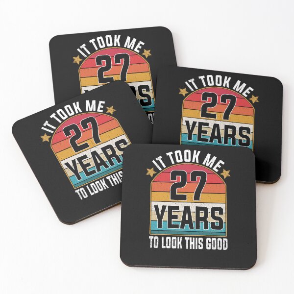 Item preview, Gift 27th Birthday vintage - It Took Me 27 Years To Look This Good designed and sold by nmichom.