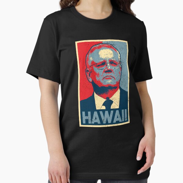 Vista previa del artículo con la obra «Scott Morrison Hawaii [Diseño desgastado]», diseñado y vendido por politicalamity.