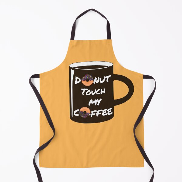 Item preview, Donut touch my coffee, coffee joke designed and sold by i-cottagedesign.