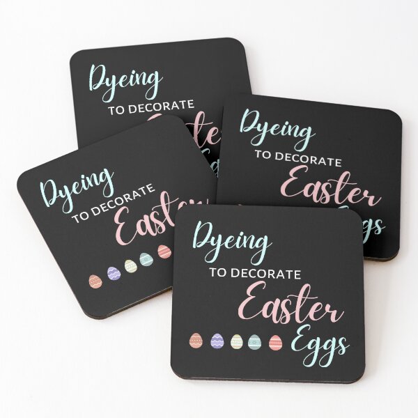Item preview, Dyeing To Decorate Easter Eggs - Easter Pun designed and sold by NotablyDesigned.