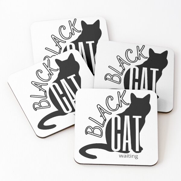 Item preview, black cat waiting designed and sold by bob-design1.