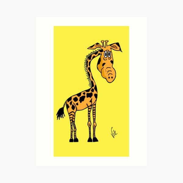 Gerry the Giraffe Art Print
