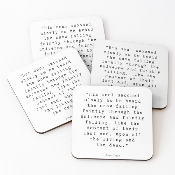 Item preview, Quote from "The Dead" by James Joyce designed and sold by meganlizsmith.