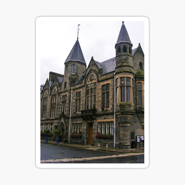 Council Building, Perth, Scotland Sticker