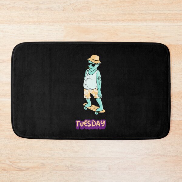 Item preview, i hate tuesday, tuesda, funy tuesday, tuesday meme, tuesday sucks, alien skateboarder designed and sold by SuperiorPrints.