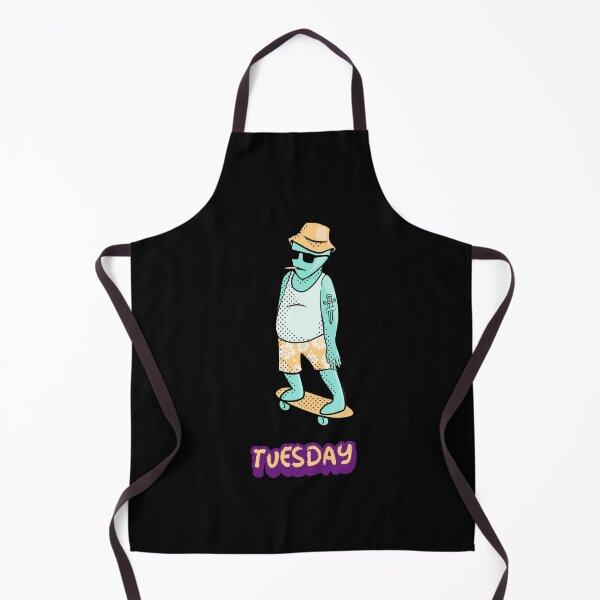 Item preview, i hate tuesday, tuesda, funy tuesday, tuesday meme, tuesday sucks, alien skateboarder designed and sold by SuperiorPrints.