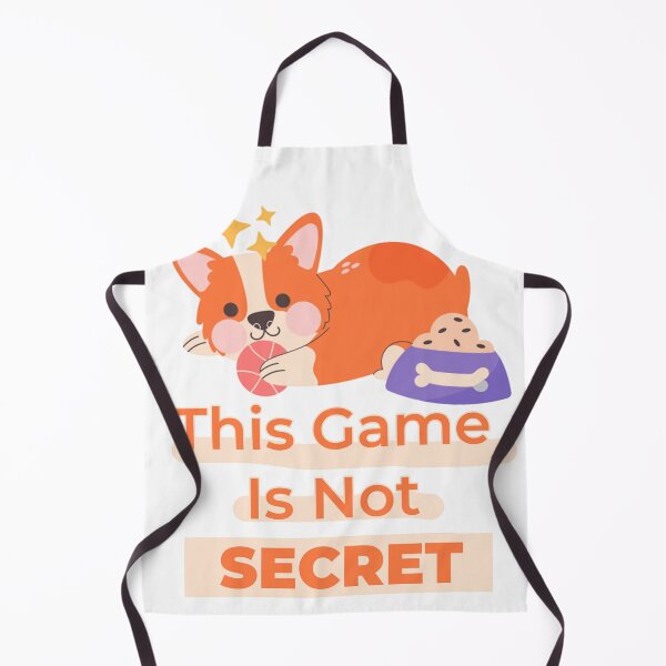 Item preview, This Game Is Not Secret cute Dog  designed and sold by cool-things-br.
