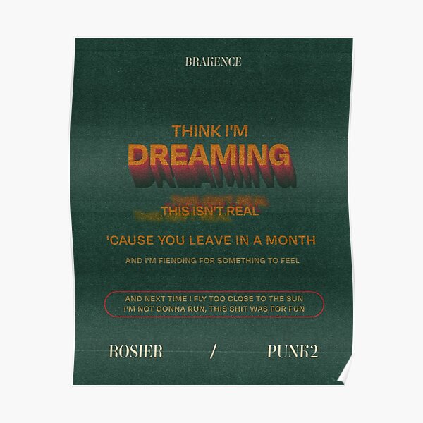 "Punk2 / Rosier Brakence Poster" Poster for Sale by wckdchristina