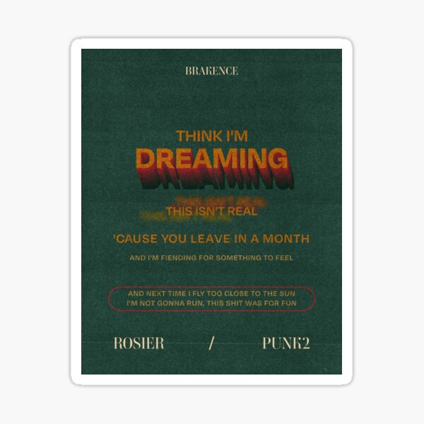 "Punk2 / Rosier Brakence Poster" Sticker for Sale by wckdchristina