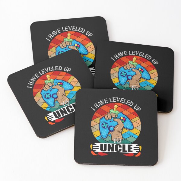Item preview, I Have Leveled Up to Uncle, Funny Retro Uncle Gamer designed and sold by orangeblue21.