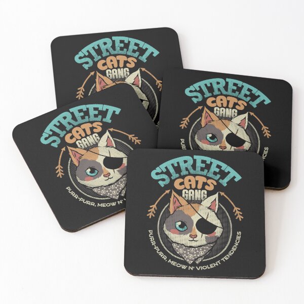 Item preview, Street Cats Gang Purr Purr Meow and Violent Tendencies  by Tobe Fonseca designed and sold by Tobe Fonseca®.