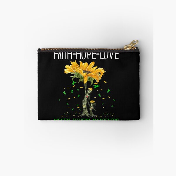 Item preview, Mental Illness Awareness - Sunflower Faith Hope Love designed and sold by Hilten.