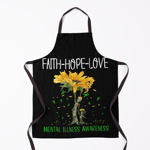 Item preview, Mental Illness Awareness - Sunflower Faith Hope Love designed and sold by Hilten.
