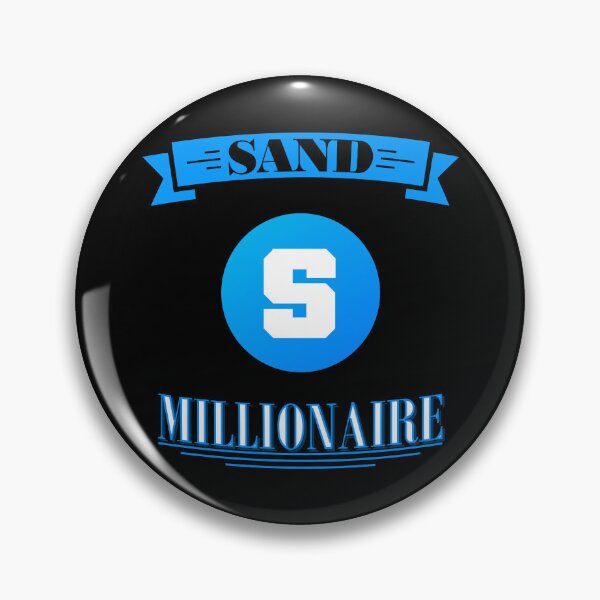 Item preview, SAND Millionaire - The Sandbox Funny Cryptocurrency Design designed and sold by TeeTimeShirts.