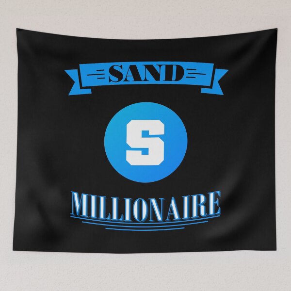 Item preview, SAND Millionaire - The Sandbox Funny Cryptocurrency Design designed and sold by TeeTimeShirts.