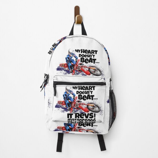 Item preview, My heart doesn't beat...It revs ! - Motorcross designed and sold by Concept-Hub.