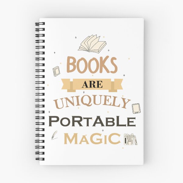 Item preview, Books are Uniquely Portable Magic designed and sold by Mags' Art Corner.