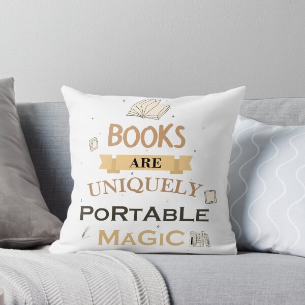 Item preview, Books are Uniquely Portable Magic designed and sold by Mags' Art Corner.