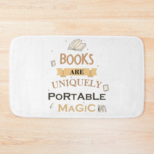 Item preview, Books are Uniquely Portable Magic designed and sold by Mags' Art Corner.