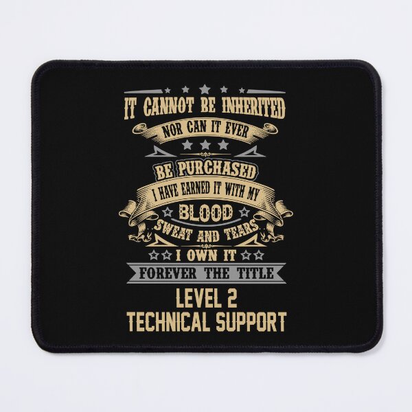 Item preview, Level 2 Technical Support T Shirt - Forever The Title Job Gift Item Tee designed and sold by celiagomez456.