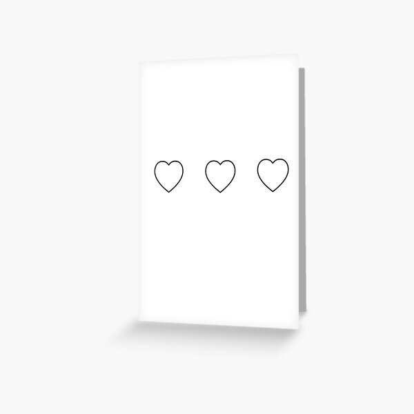 Tumblr Hearts Greeting Cards Redbubble