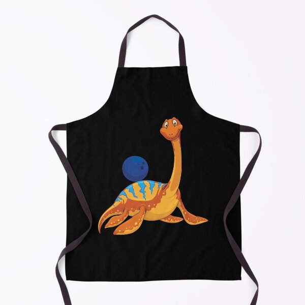 Artikelvorschau, Dinosaurier, der Bowling spielt, lustiger guter Dinosaurier-Bowling-Liebhaber-nettes orange Design entworfen und verkauft von pedrored369.