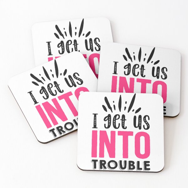 Item preview, I Get us into Trouble Shirt, Best Friend Shirt Troublemaker - For Best Friend Essential T-Shirt designed and sold by podekom.