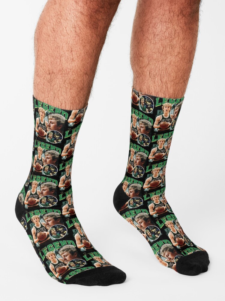 Larry Bird Legend Basketball Signature Vintage Retro 80s 90s Bootleg Rap Style Socks for Sale by Lea Schiller 216 Redbubble