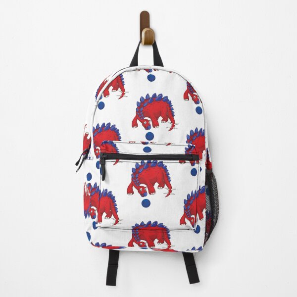Item preview, Dinosaur Playing Bowling ,Funny Good Dinosaur Bowling Lovers Cool Red Blue Design designed and sold by pedrored369.