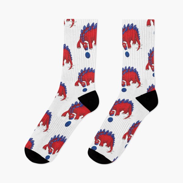 Item preview, Dinosaur Playing Bowling ,Funny Good Dinosaur Bowling Lovers Cool Red Blue Design designed and sold by pedrored369.