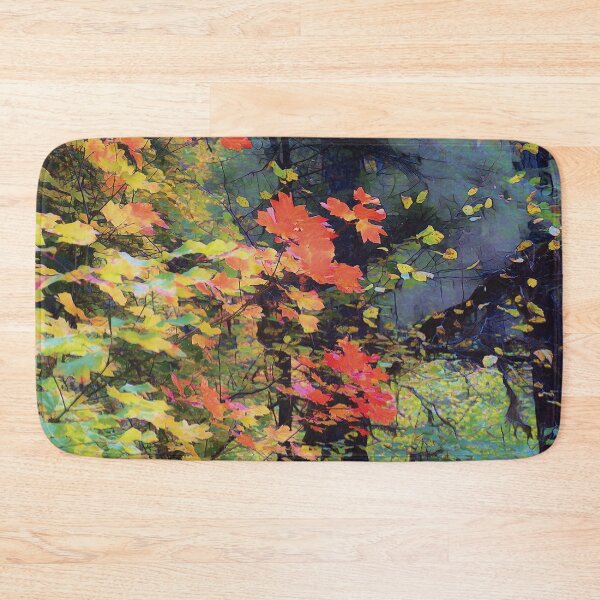 Item preview, Fall on Canton Creek | Red Vine Maple in a Fall Northwest Wood designed and sold by arlutai.