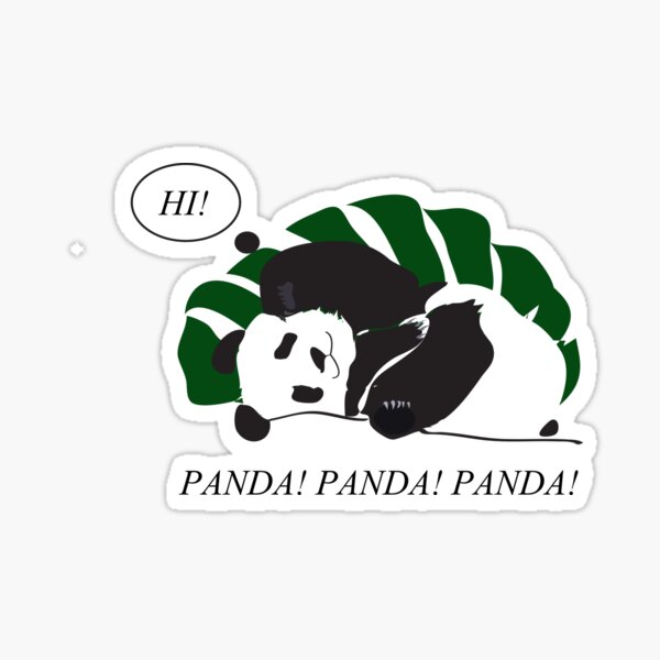 Panda Sticker