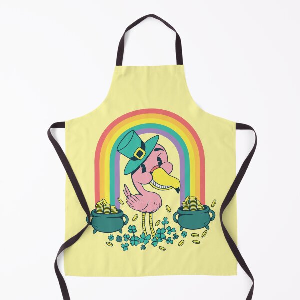 Item preview, St Patricks flamingo rainbow designed and sold by Kezichy.