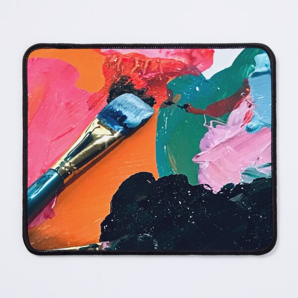 Item preview, Artist's Palette Of Colorful Paint Abstract With Brushes designed and sold by DEC02.