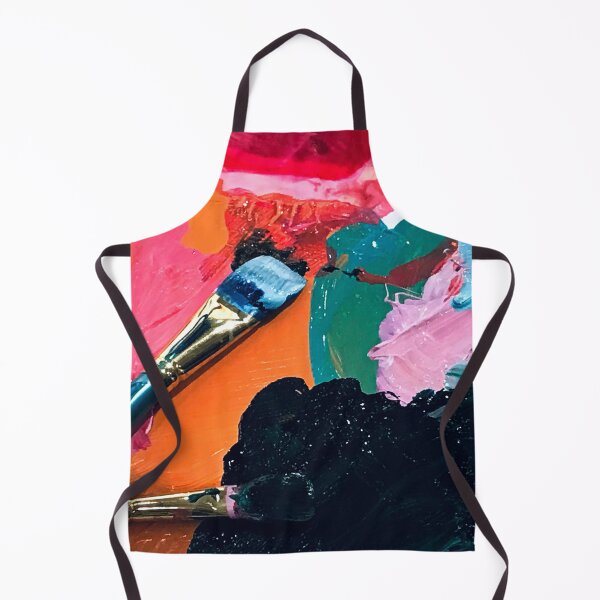 Item preview, Artist's Palette Of Colorful Paint Abstract With Brushes designed and sold by DEC02.
