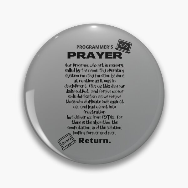 Item preview, Programmer's Prayer designed and sold by wintklc.