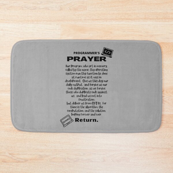 Item preview, Programmer's Prayer designed and sold by wintklc.