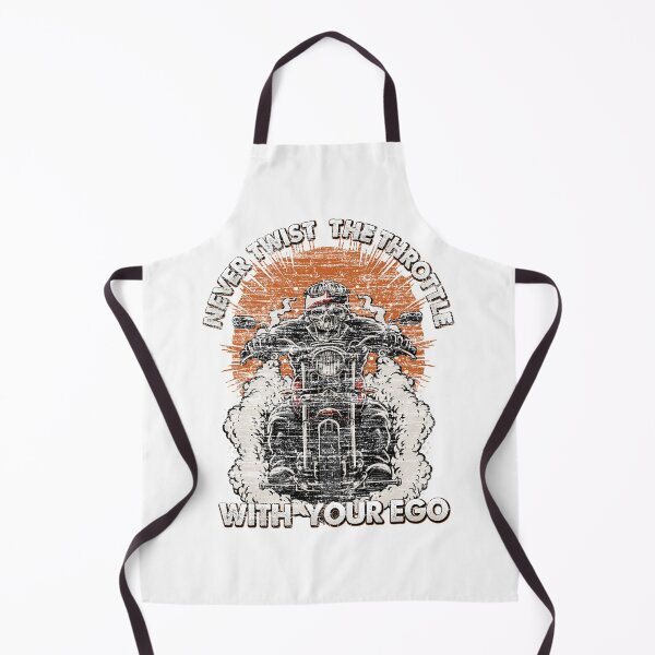 Item preview, Skull Biker Burnout | Never Twist The Throttle With Your Ego designed and sold by JakesRWild.