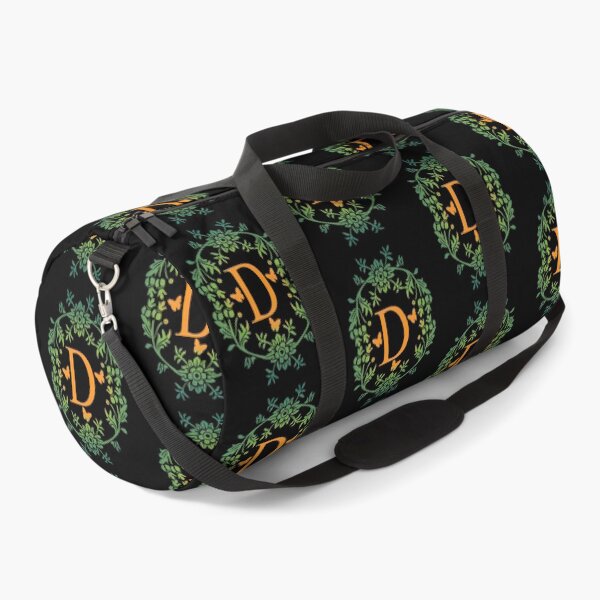 Item preview, Ornamental Letter D, Green And Yellow Flowers And Butterfly, Monogram Letter Ornament designed and sold by PROMEN Creativity.