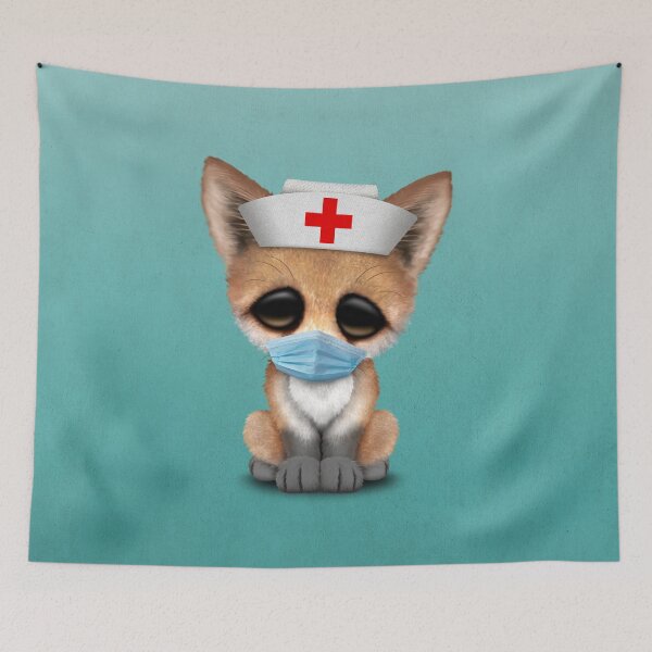 Item preview, Cute Baby Fox Nurse designed and sold by JeffBartels.