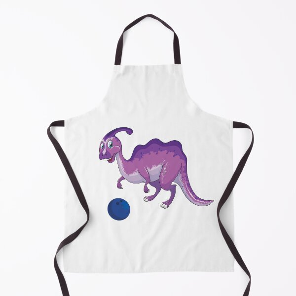 Item preview, Dinosaur Playing Bowling ,Funny Good Purple Dinosaur Bowling Lovers Art designed and sold by pedrored369.